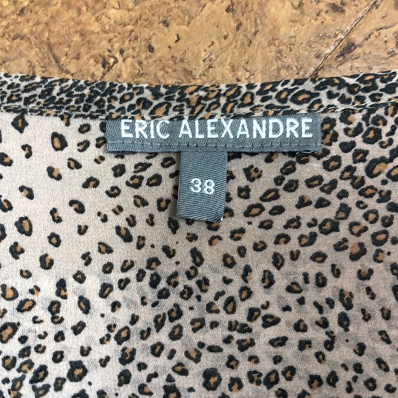 Designer Eric Alexander Sheer Silk Top M (38) - Picture 9 of 11